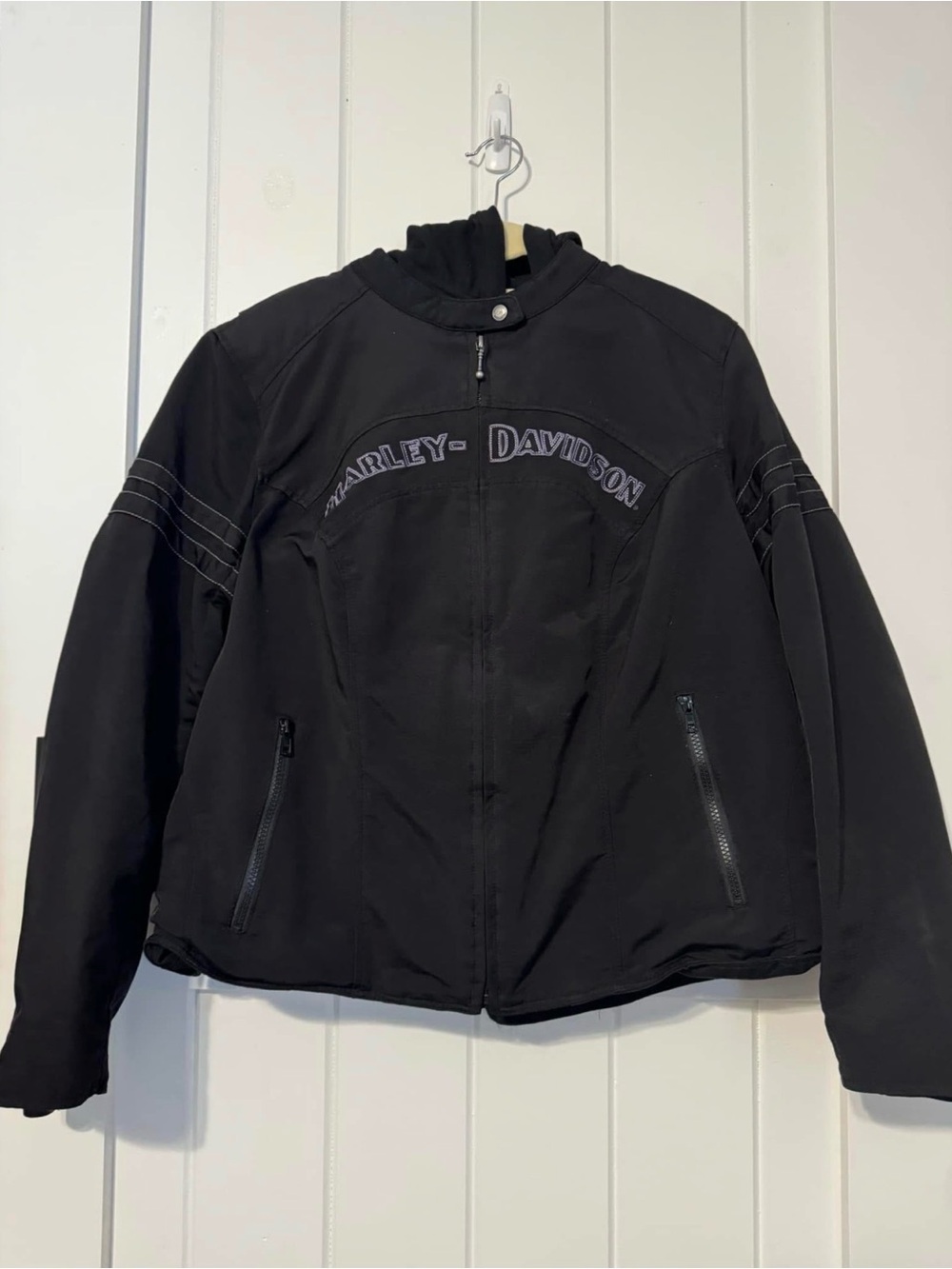 Harley-Davidson Miss Enthusiast Black Riding Jacket 3-in-1 1W